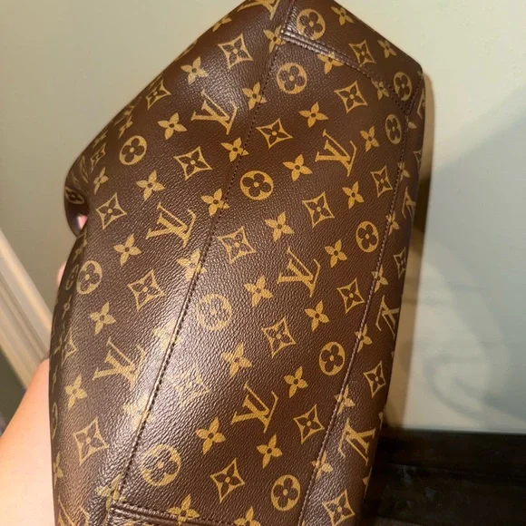 Louis Vuitton Brown Monogram Slouchy MM - Picture 6 of 7